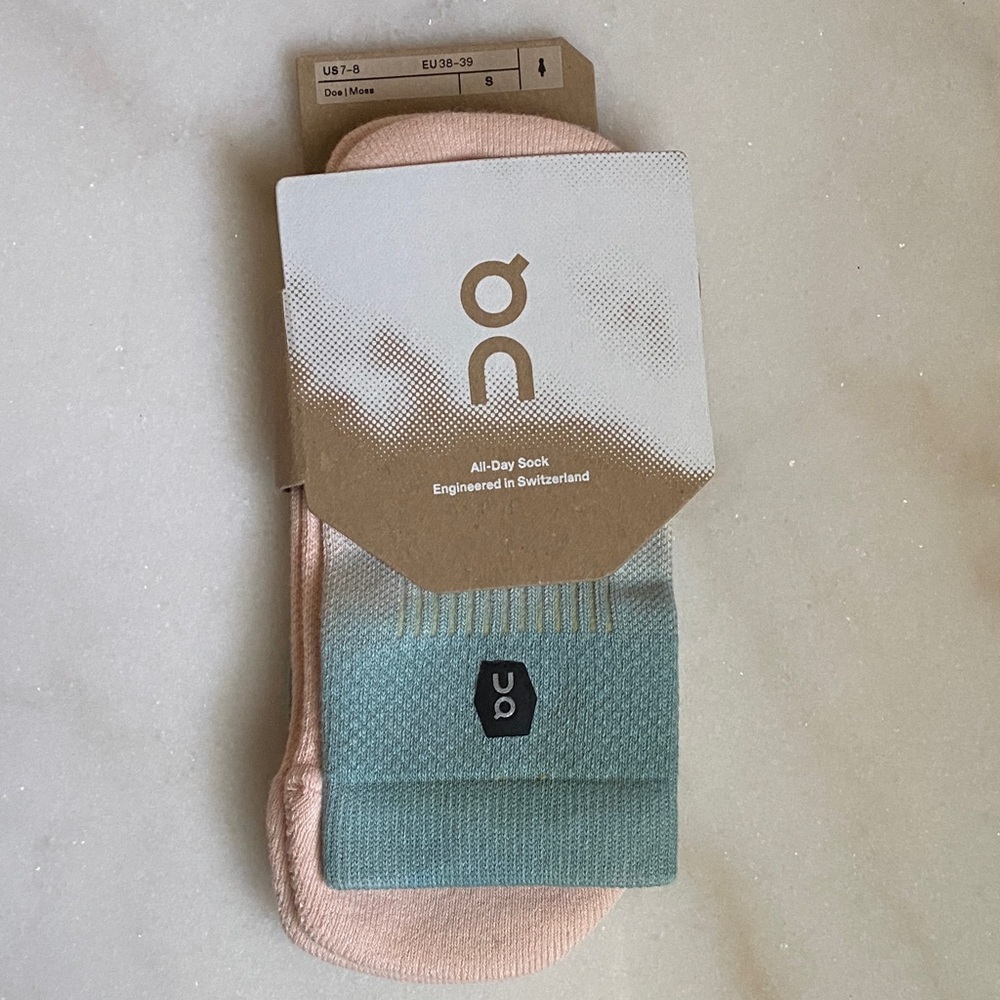 On Running - All Day Sock Color: Doe|Moss Size 7-8 NWT